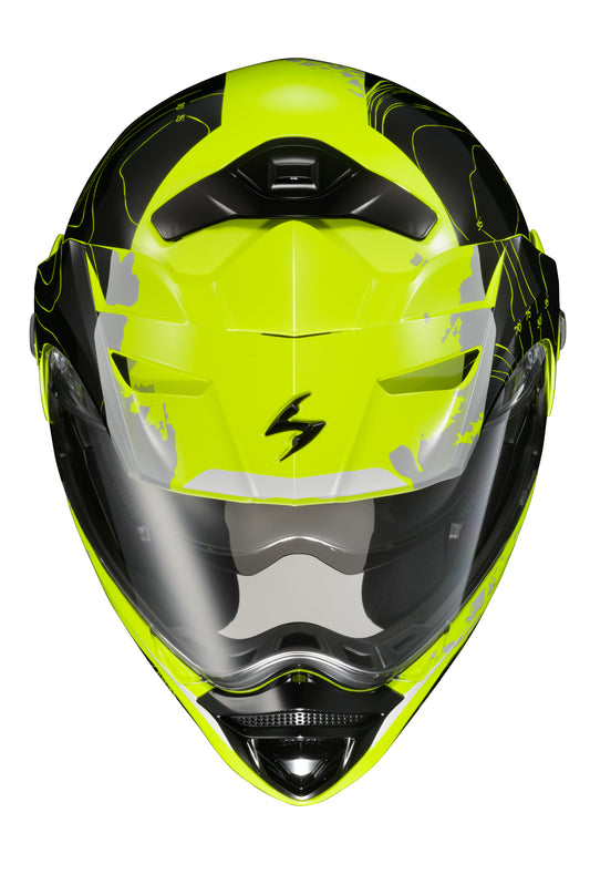 Exo At960 Modular Helmet Topographic Hi Vis/Black Md