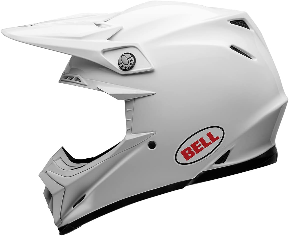 Bell Moto-9S Flex Helmets (Gloss White)