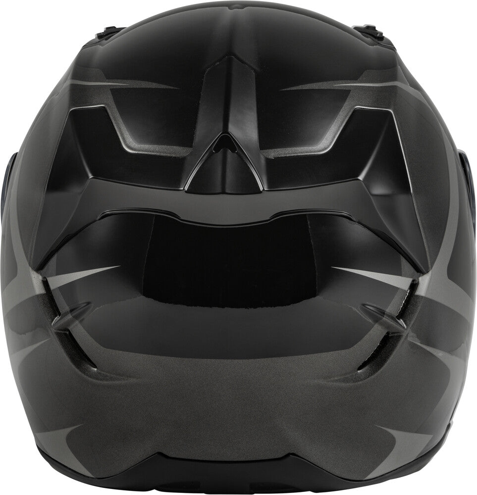 Fly Racing Revolt Rush Street Motorcycle Helmet (Grey / Black)