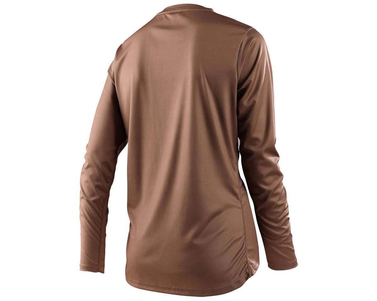 Troy Lee Designs Womens Long Sleeve Lilium Jersey (Coffee)