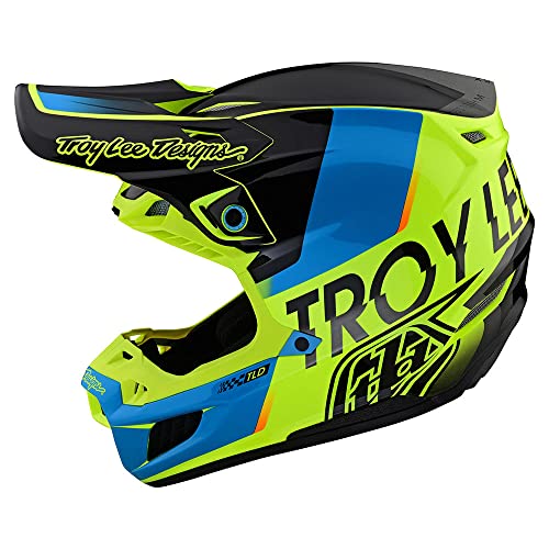 Troy Lee Designs SE5 Composite Adult Motocross Dirt Bike Helmet W/MIPS, Qualifier Yellow