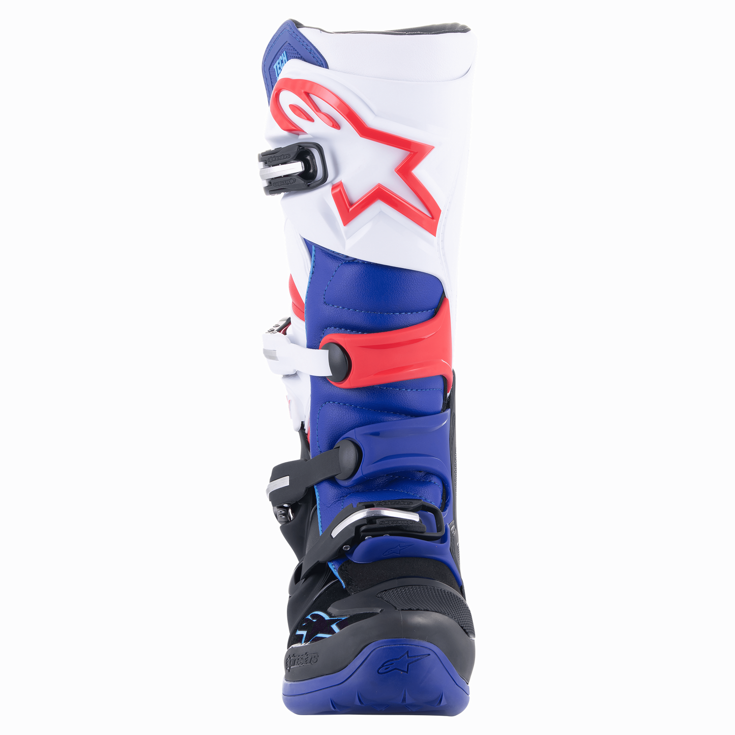 Alpinestars Tech 7 Boots (Black / Dark Blue / Red / White)