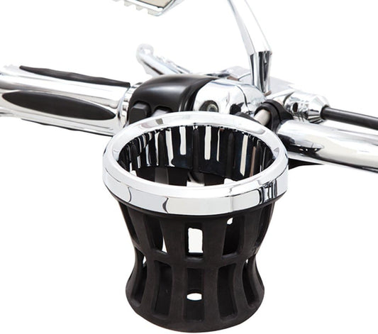 Ciro 50413 Drink Holder (Black Mount For Harley-Davidson Models)