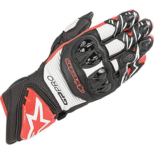 Alpinestars GP Pro R3 Gloves (Black/White/Bright Red) - 3XL