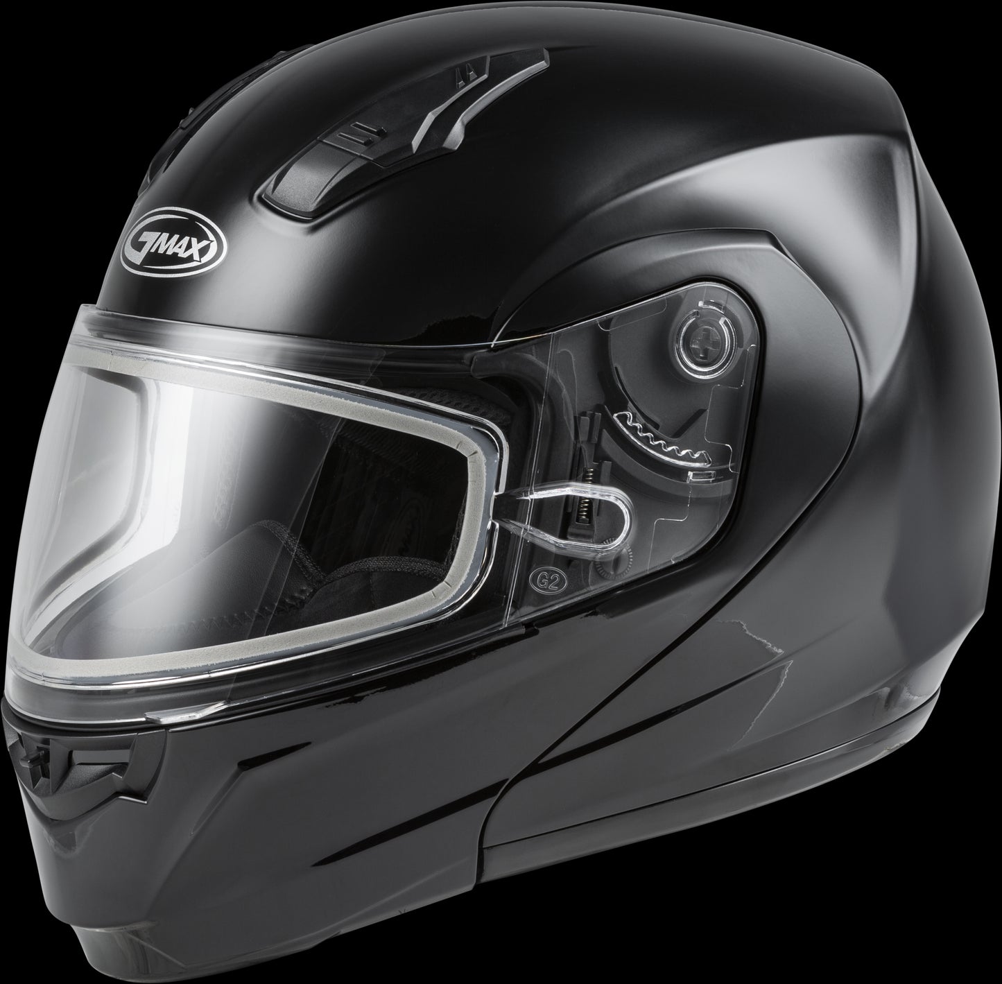 GMAX MD-04S Modular Snow Helmet w/ Dual Lens Shield (Black)