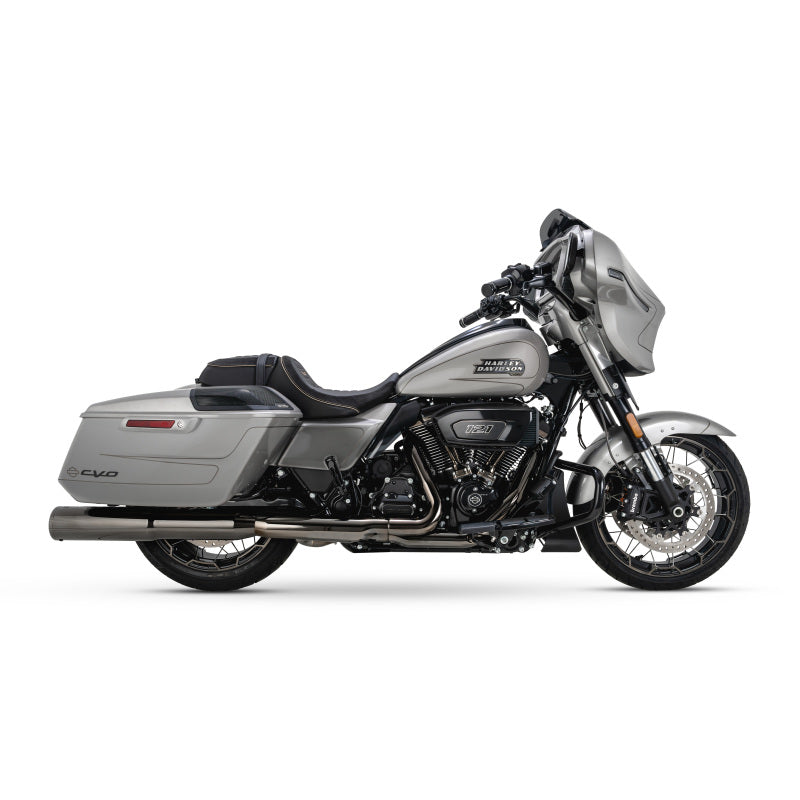 Vance & Hines Hi-Output Slip-On Exhaust for 2017-2023 Harley Davidson CVO/Touring - Dark Chrome (Part #vah16468)