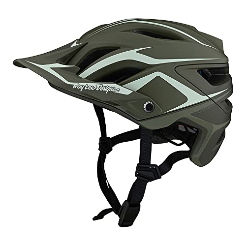 Troy Lee Designs A3 Uno Half Shell Mountain Bike Helmet W/MIPS  (Green/Small)