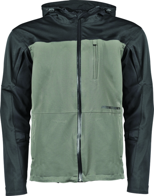 Speed and Strength Fame and Fortune Jacket Black/Olive - Large