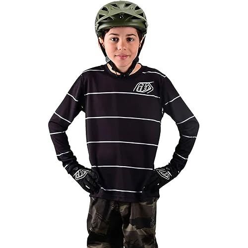 Troy Lee Designs Youth MTB Flowline Jersey LS (Black) - Small