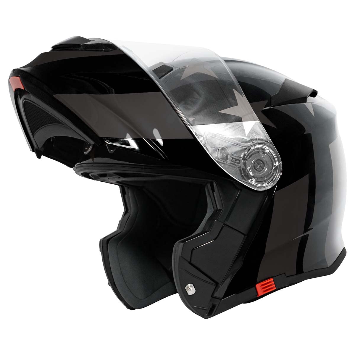 TORC T28B Bluetooth Motorcycle Helmet (Dark Star) - Small