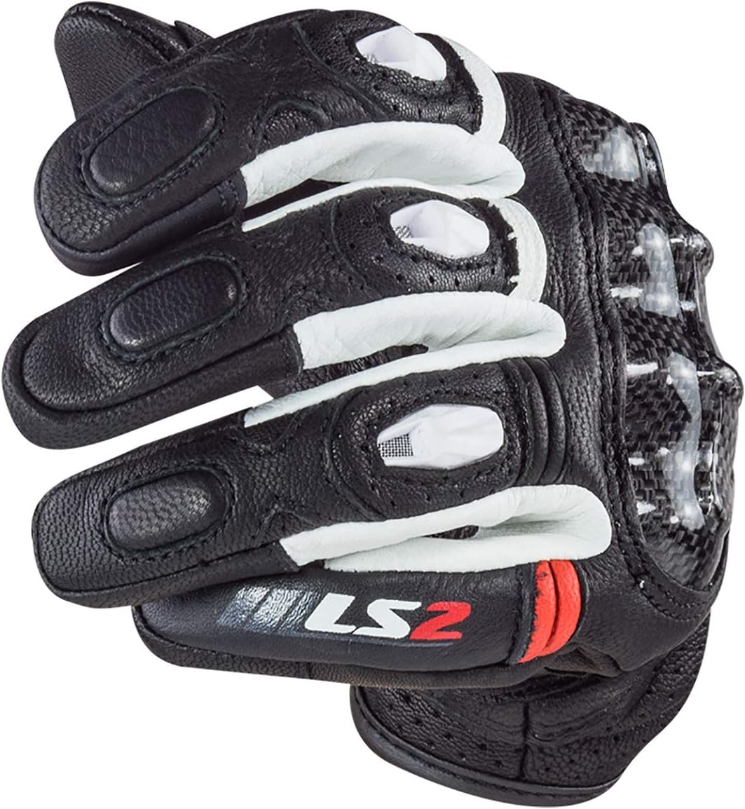 LS2 Helmets Spark Glove (Black/White)