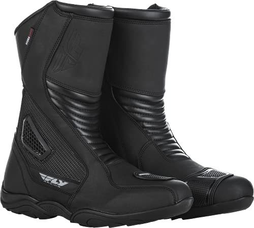 Fly Racing Milepost Touring Motorcycle Boots (Black)