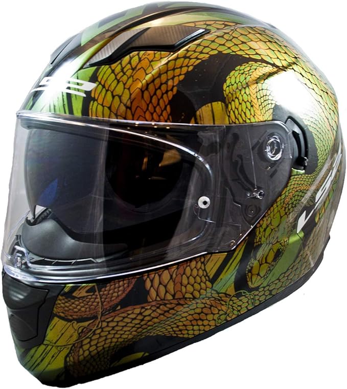 LS2 Full Face Stream Street Helmet (Sankebite Chameleon) - XL