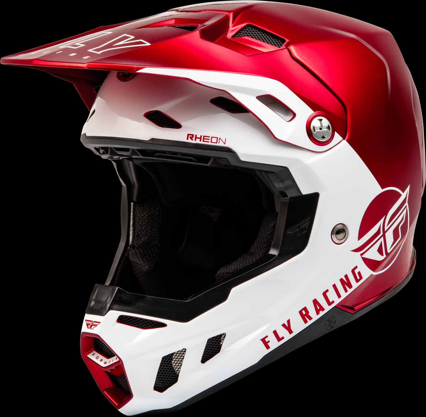 Fly Racing Formula CC Driver Helmet (Metallic Red / White) - Youth Large