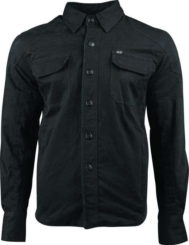 Speed and Strength Call to Arms Moto Shirt Black - Small