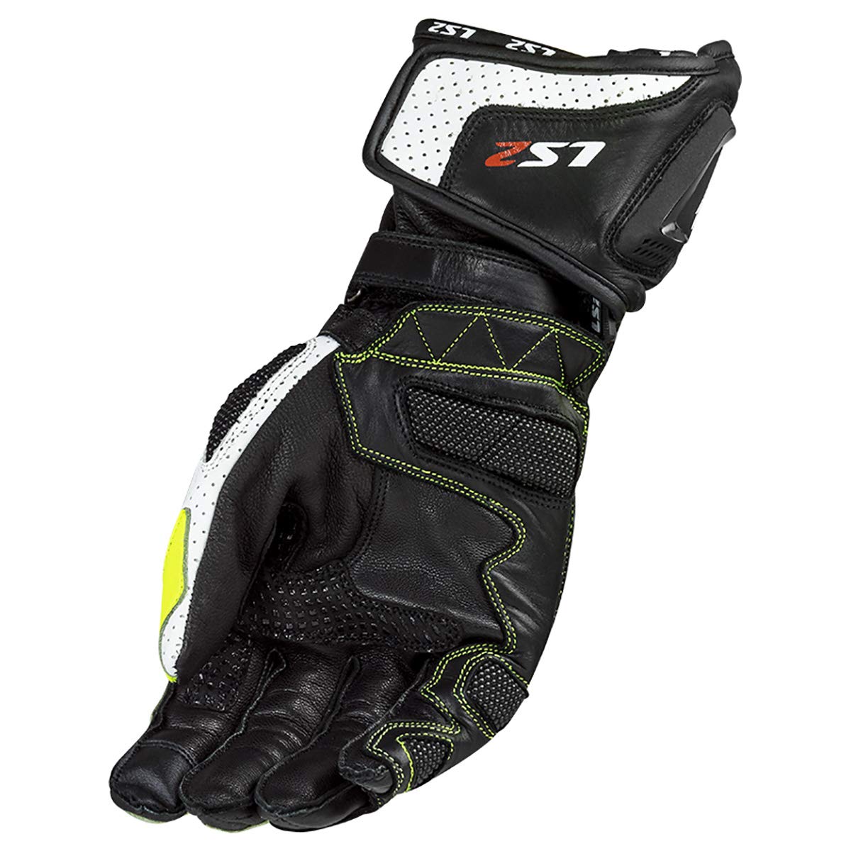 LS2 Swift Glove (Black/Hi-Vis Yellow) - XL