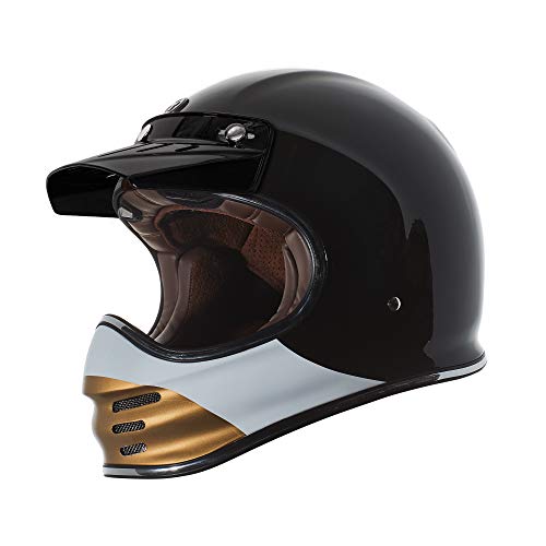 TORC T3 Retro Motorcycle Helmet (Gloss Coyote) - XXL