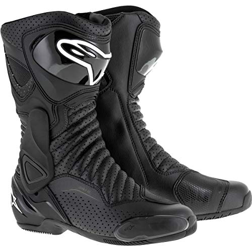 Alpinestars SMX-6 V2 Vented Boots (Black/Black) Size 50