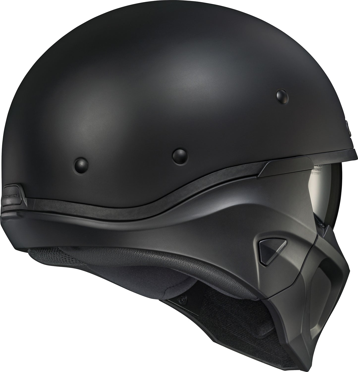 Covert X Open Face Helmet Matte Black Xl