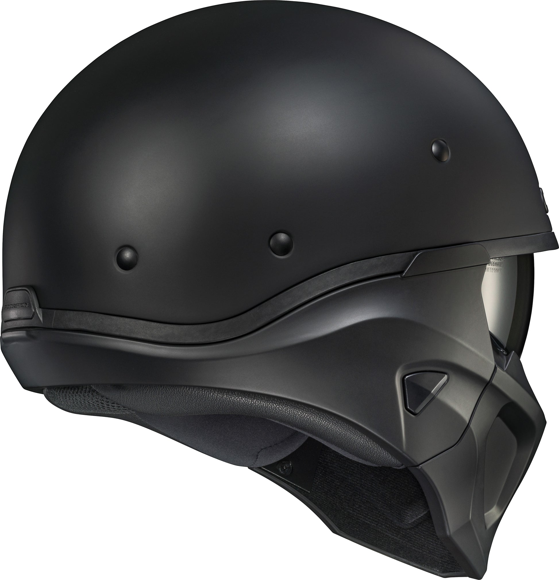 Covert X Open Face Helmet Matte Black Md