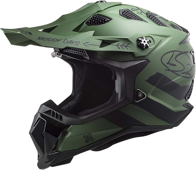 LS2 MX-Off Road Subverter Evo Cargo Helmet (Matte Military Green)