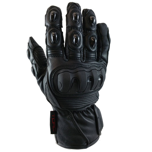 TORC Wilshire Motorcycle Gloves (Black) - XS