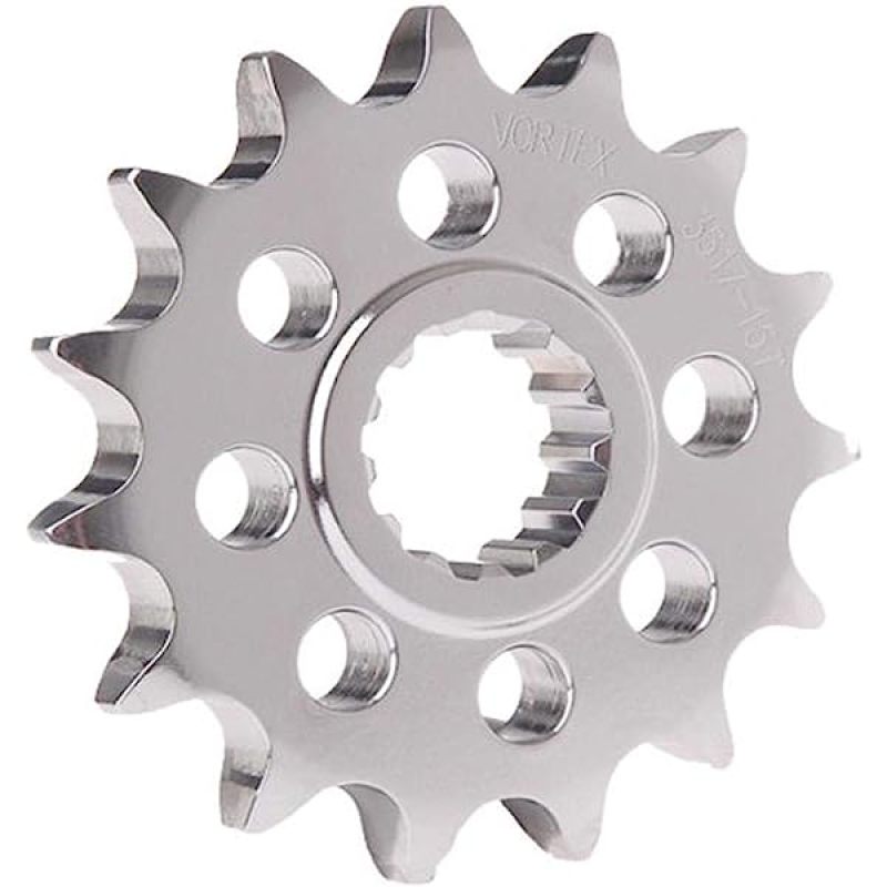 Vortex Racing Steel Front Sprocket 520 14 Tooth- Silver