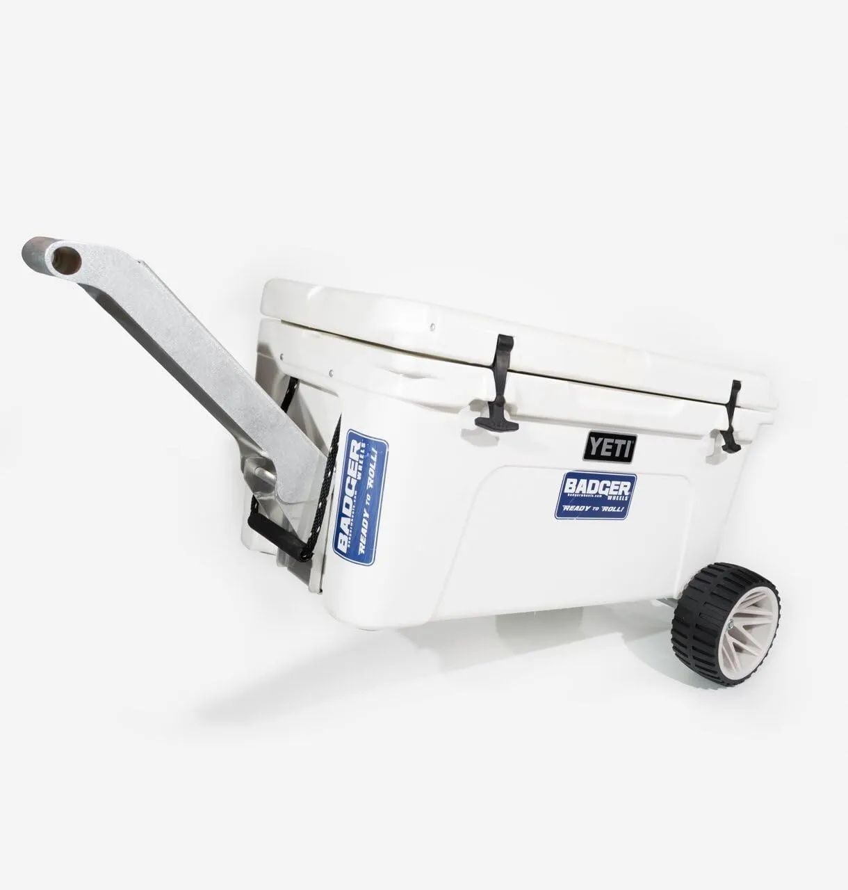 Badger Wheels - Large Single Axle with Rigid Handle/Stand for Yeti Tundra 35-160 Coolers