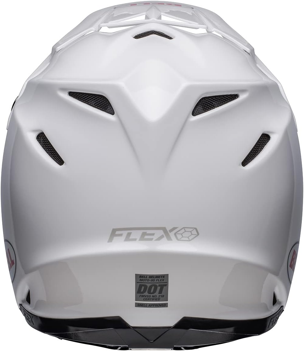 Bell Moto-9S Flex Helmets (Gloss White)