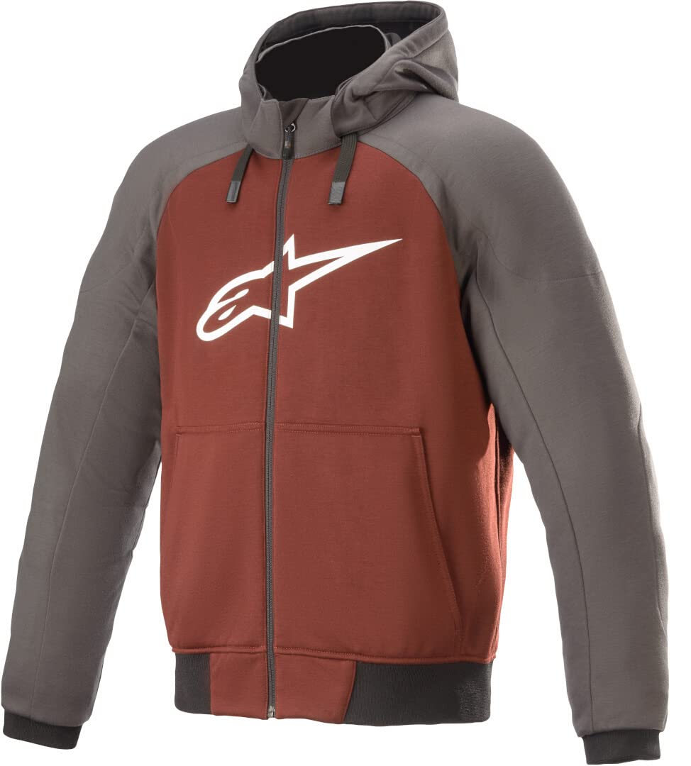 Alpinestars Chrome Sport Hoodie (Tar Gray / Burgundy)