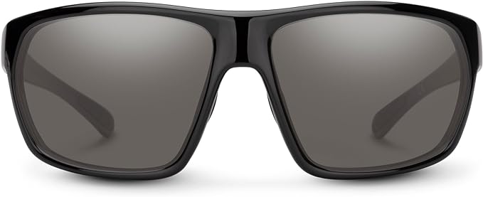 Smith Suncloud Boone Polarized Sunglasses, Black/Polarized Gray