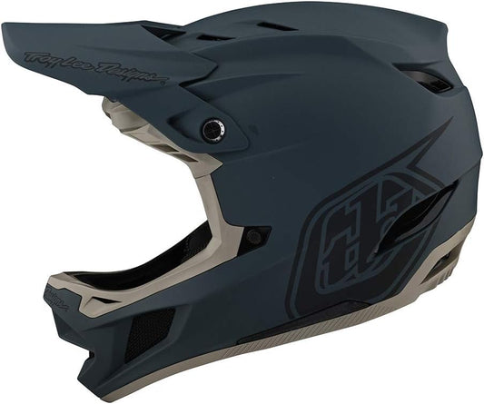 Troy Lee Designs D4 Composite Full Face Mountain Bike Helmet Stealth W/MIPS (Gray)