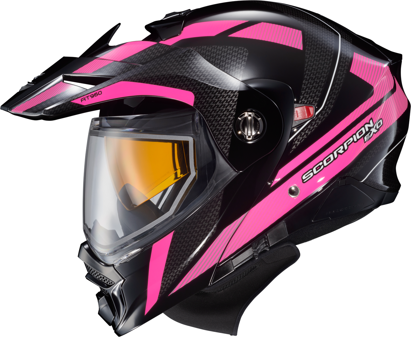 Exo At960 Cold Weather Helmet Hicks Pink Xl (Dual Pane)