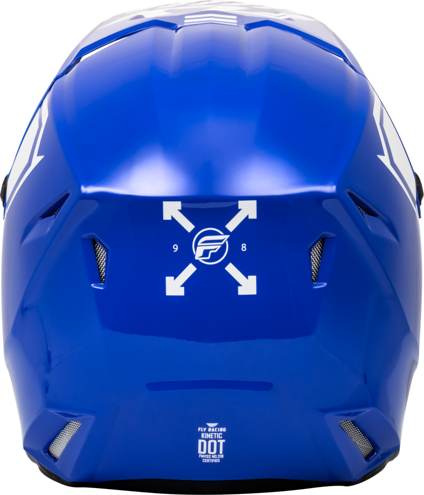 FLY Racing Adult Kinetic Menace Helmet (Blue/White)