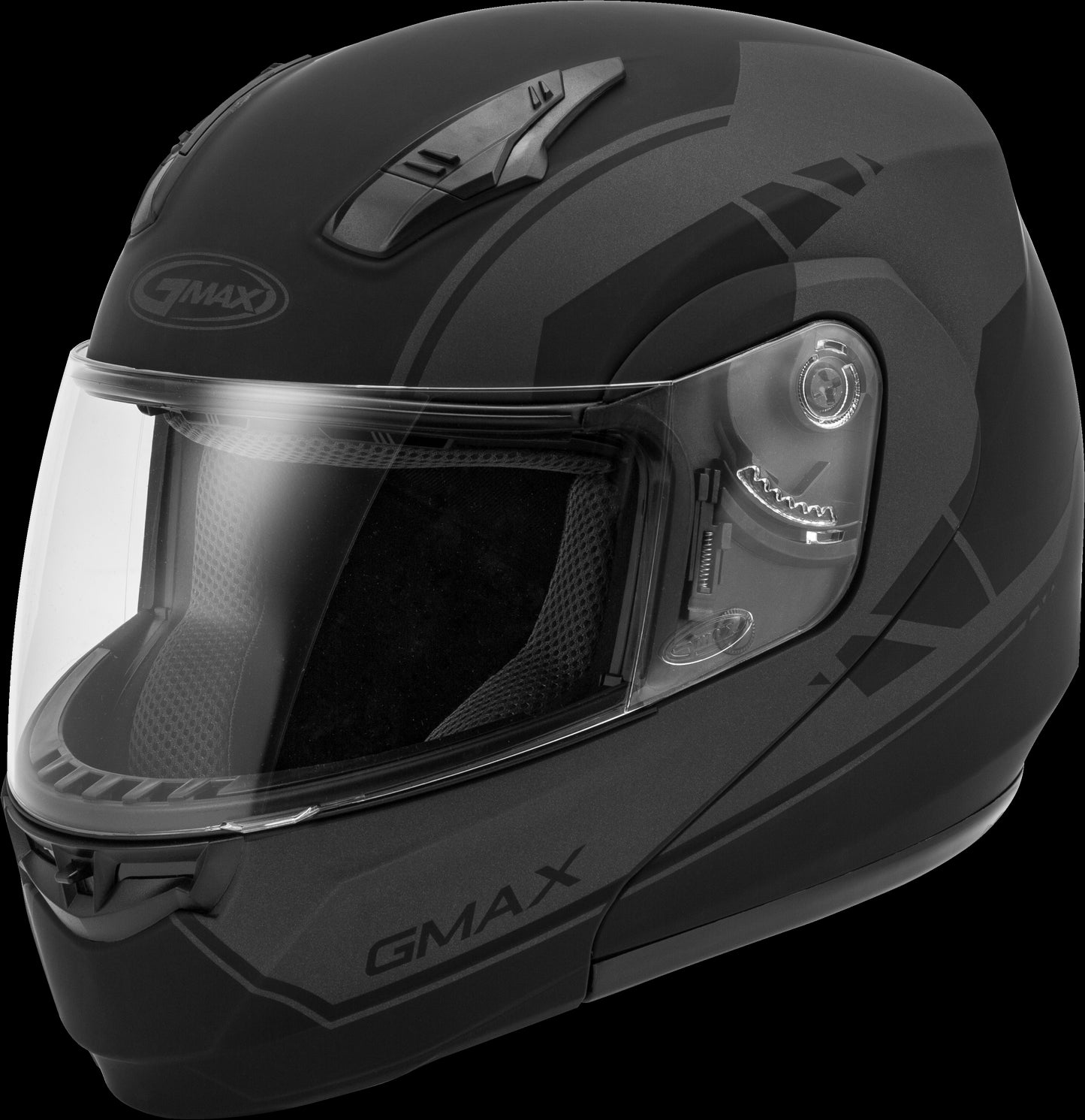 GMAX MD-04 Modualar Helmet (Matte Black/Grey)