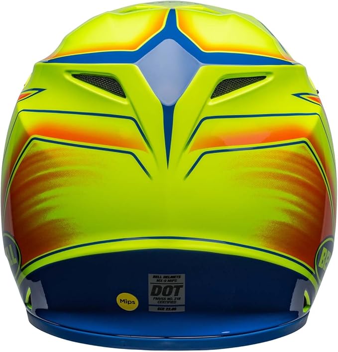 Bell MX-9 MIPS Dirt Helmet (Zone Gloss Retina Sear) - Small