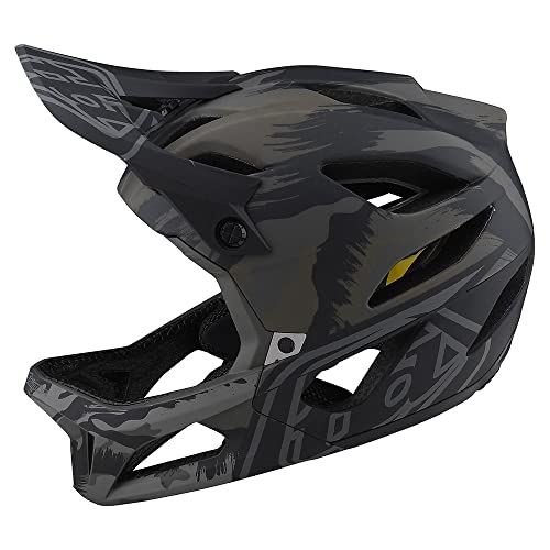 Troy Lee Designs Stage MIPS Brush Camo Full-Face Mountain Bike Helmet (Military)