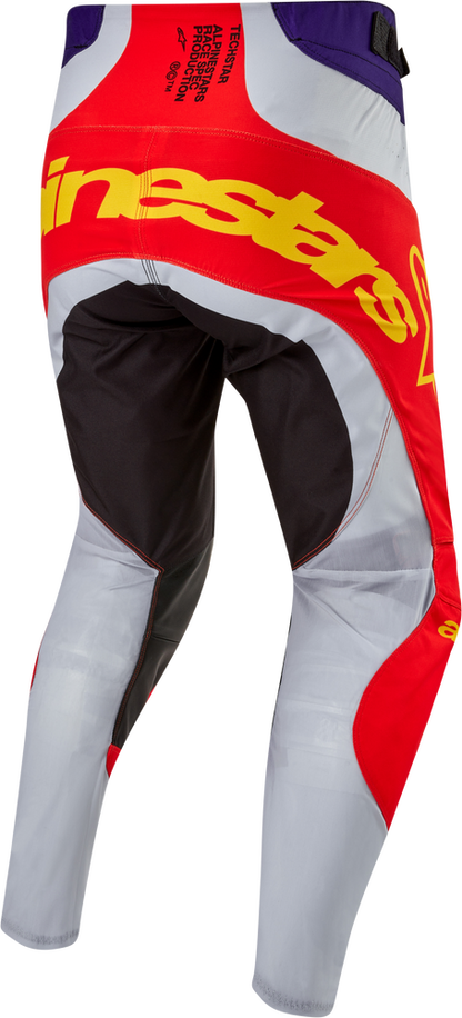 Alpinestars Men's Techstar Ocuri MX Pants (Hot Orange/Purple/Black)