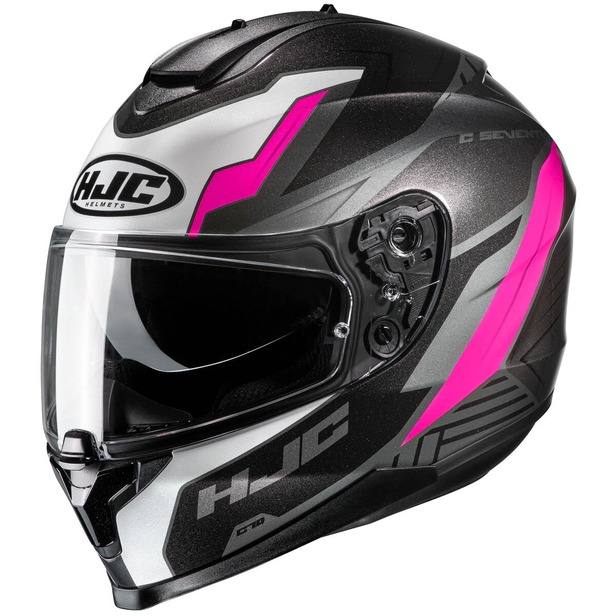 HJC C70 Silon Helmet (MC8 Pink/Grey) - 2XL