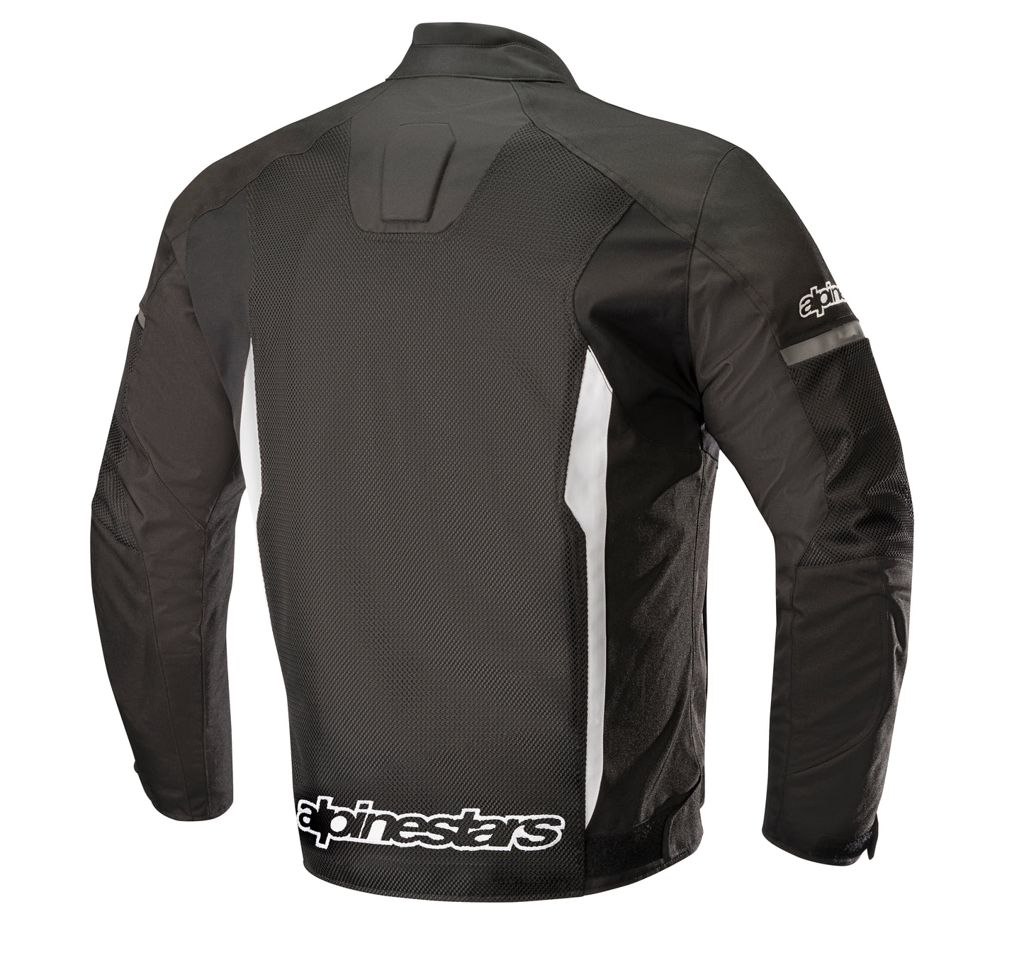 Alpinestars Men's T-Faster Air Motorcycle Jacket, Black/White, 2X-Large