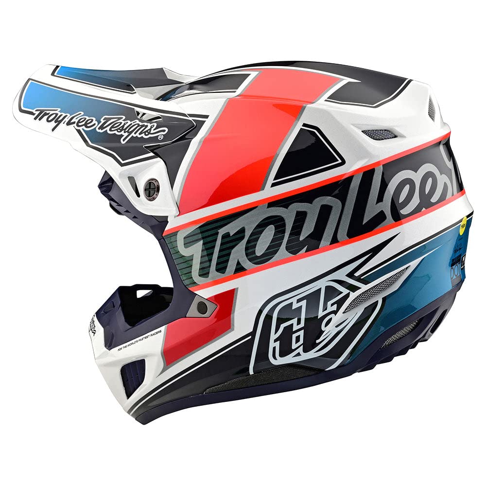 Troy Lee Designs SE5 Composite Motocross Helmet W/MIPS (Team White / Black)