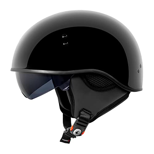 TORC T59 Half Helmet (Gloss Black) - XXL