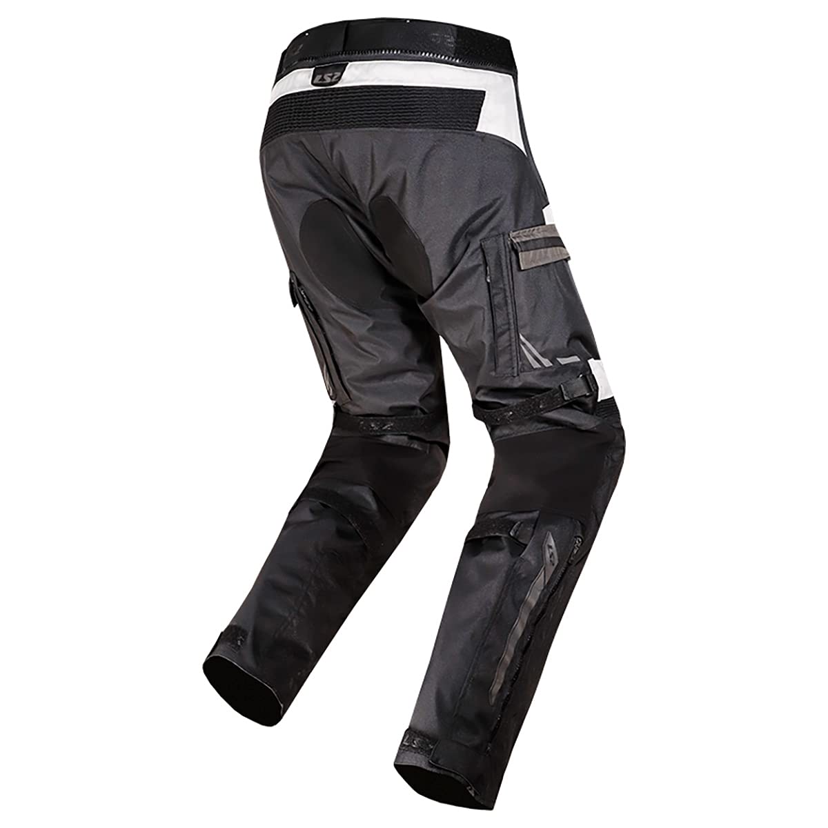 LS2 Norway Motorcycle Pants (Gray/Black) - 5XL