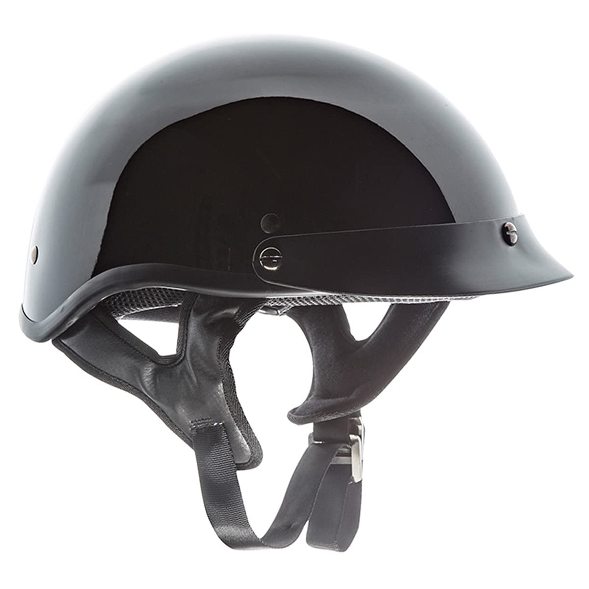 TORC T53 Black Hills Motorcycle Helmet (Gloss Black) - XXL