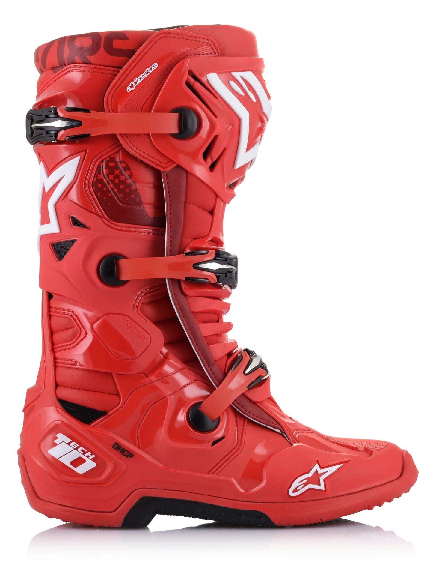 Alpinestars Tech 10 MX Boots (Red) - Size US 7