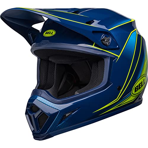 Bell MX-9 Zone MIPS Helmet (Gloss Navy/Retina) - XL