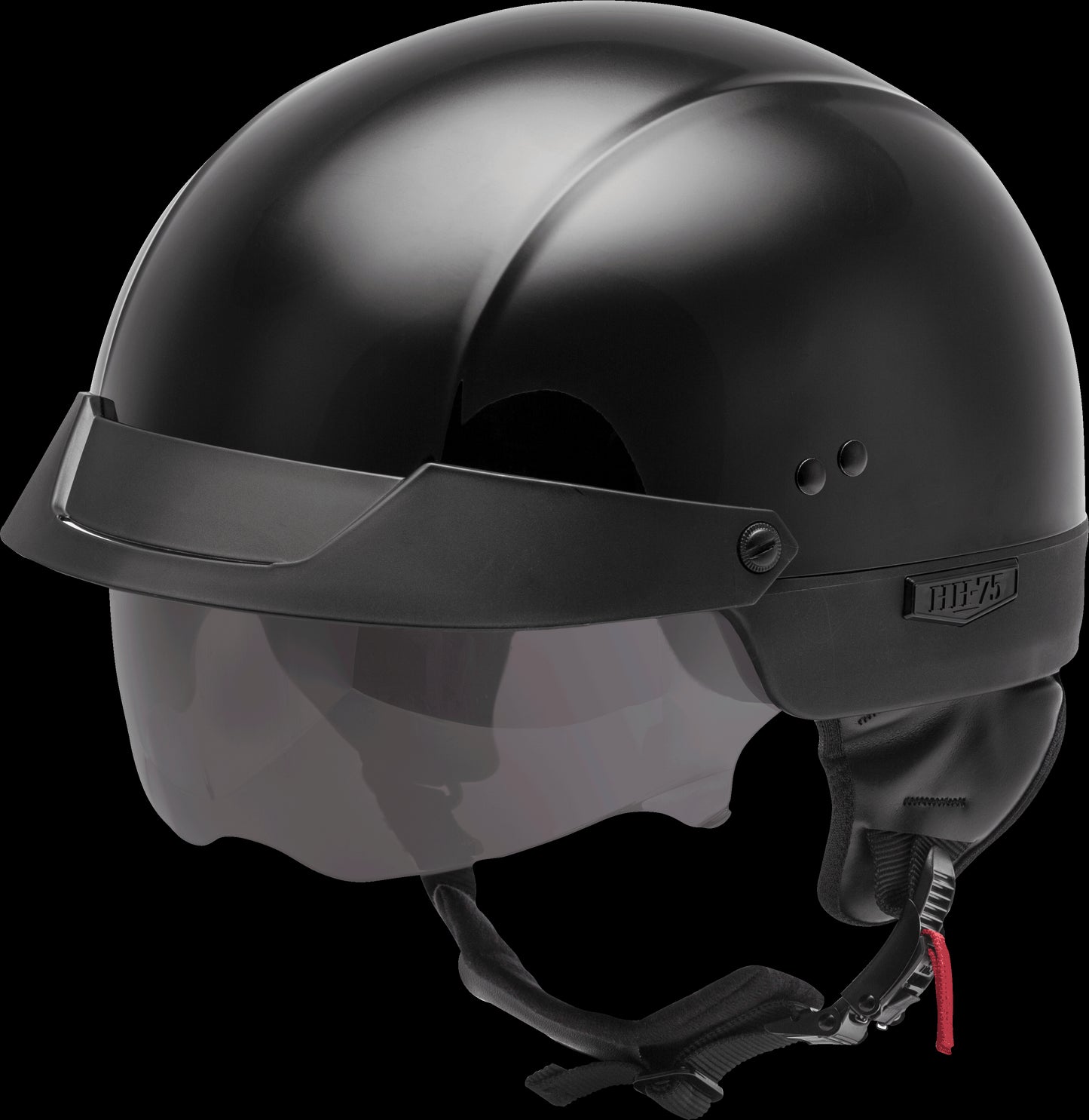 GMAX HH-75 Half Helmet (Black)