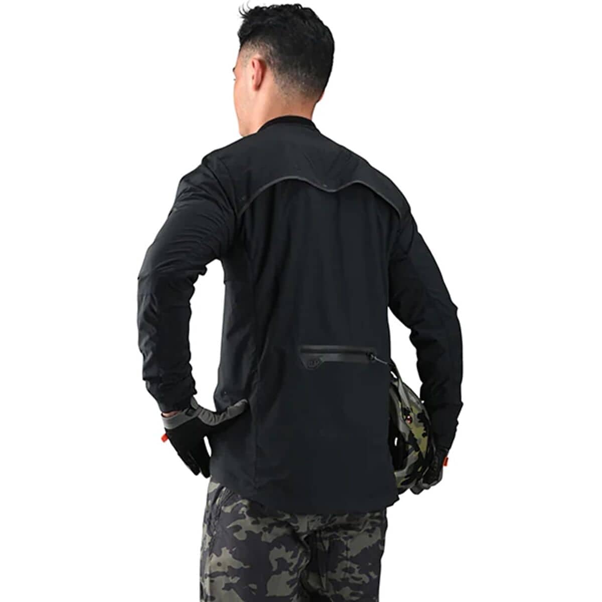 Troy Lee Designs Mens | All Mountain | Mountain Bike | Shuttle Jacket (Black, XXL)