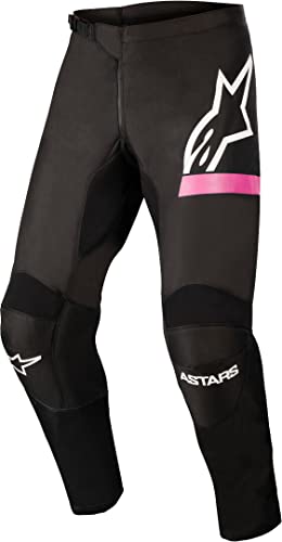 Alpinestars Fluid Womens Stella Motocross Pants (Black/Pink Fluo) Size 32