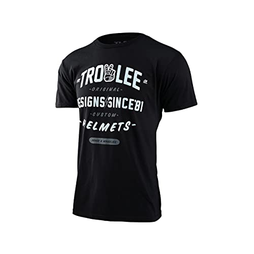 Troy Lee Designs Roll Out T-Shirt (SMALL) (BLACK HEATHER)